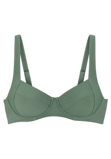 LASCANA Bügel-Bikini-Top Lolo in modischer Schnittform mehr Kostenlose Rückgabe