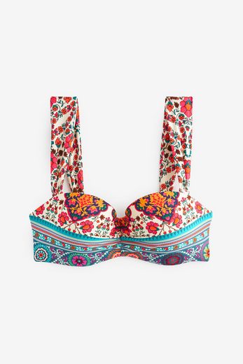 NEXT Bandeau-Bikini-Top Figurformendes, wattiertes Bandeau-Bikinitop 1-St mehr Vierteljährliche Förderung