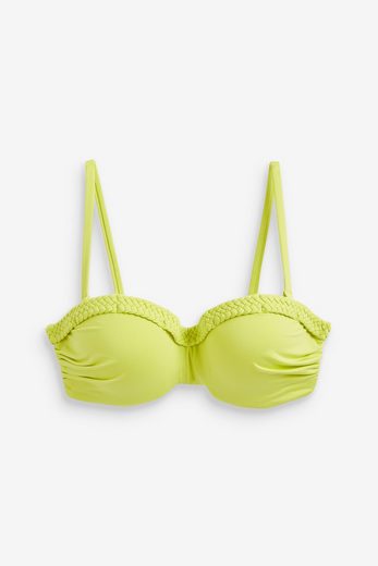 NEXT Bandeau-Bikini-Top Figurformendes, wattiertes Bandeau-Bikinitop 1-St mehr Vierteljährliche Förderung