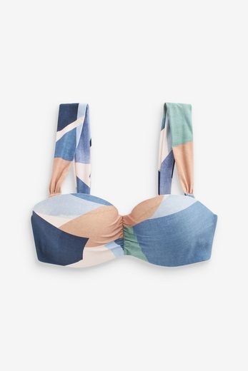 NEXT Bandeau-Bikini-Top Figurformendes, wattiertes Bandeau-Bikinitop 1-St mehr Nur noch ein Tag übrig