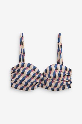 NEXT Bandeau-Bikini-Top Figurformendes, wattiertes Bandeau-Bikinitop 1-St mehr Nur noch ein Tag übrig