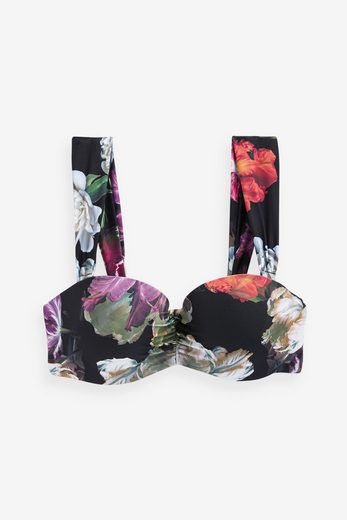 NEXT Bandeau-Bikini-Top Figurformendes, wattiertes Bandeau-Bikinitop 1-St mehr Super Rabatt