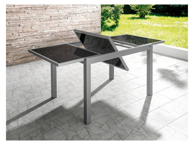 LIVARNO home Alu-Gartentisch »Houston«, ausziehbar, grau Kostenlose Rückgabe