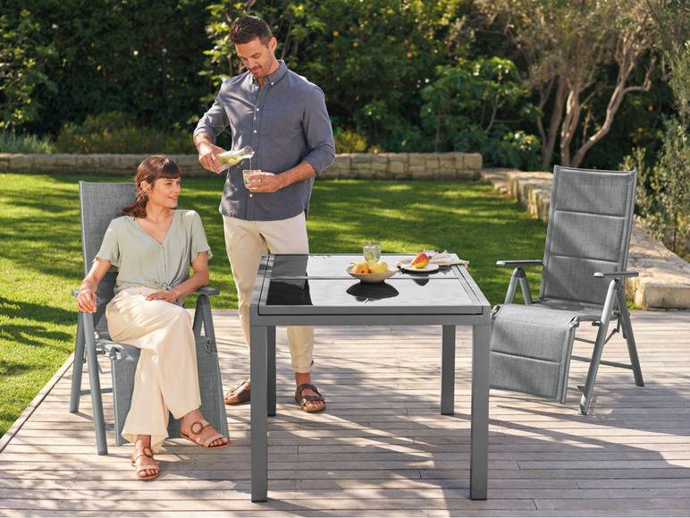 LIVARNO home Alu-Gartentisch »Toronto«, ausziehbar, anthrazit Letzter Tag