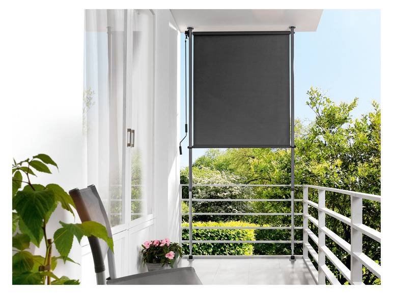 LIVARNO home Klemm-Sichtschutz, 120 x 206-300 cm Bis zu 65% Rabatt