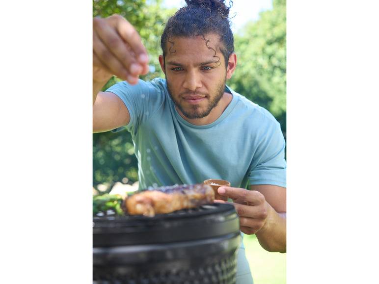 GRILLMEISTER Holzkohle Keramikgrill, Ø 26,5 cm Kostenloser Versand international