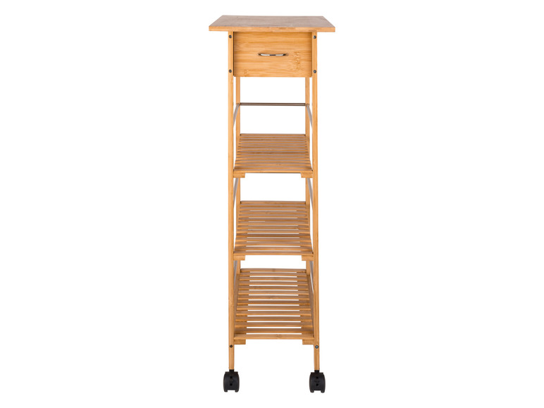 LIVARNO home Küchen-Nischenwagen Bambus, mit Schublade Fabrikladen