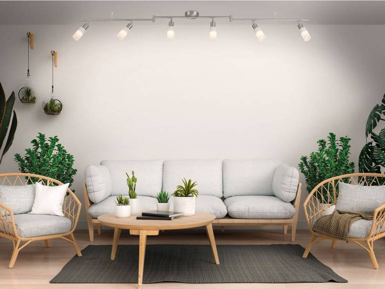 LIVARNO home LED-Deckenleuchte, schwenkbare Arme, 6 LEDs Günstig kaufen