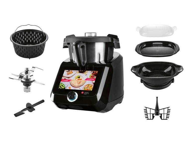 SILVERCREST® KITCHEN TOOLS Monsieur Cuisine Smart SKMS 1200 B1 Black Begrenztes Angebot