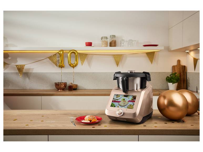 SILVERCREST® KITCHEN TOOLS Monsieur Cuisine Smart SKMS 1200 B1 Champagner Exklusivangebot