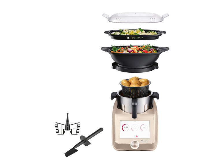 SILVERCREST® KITCHEN TOOLS Monsieur Cuisine Smart SKMS 1200 B1 Champagner Exklusivangebot