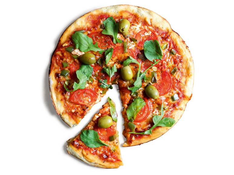 LIVARNO home Quiche- und Obstkuchenformen \ Pizza-Backbleche, 2 Stück Lagerräumung