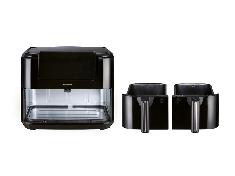 SILVERCREST® KITCHEN TOOLS Doppelzonen Heißtluftfritteuse »A1 SHLFDD 2400«, 2200–2600 W Letzte 3 Tage