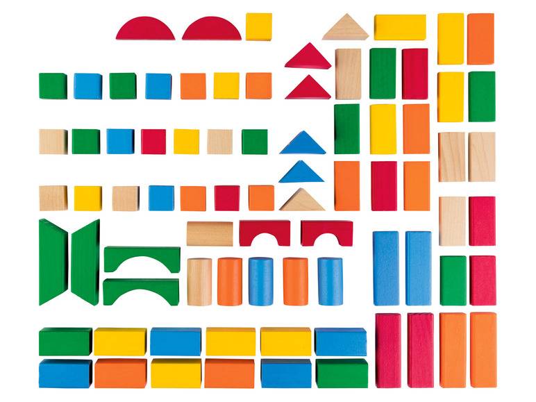 Playtive Bausteinset, aus Holz Bis zu 60% Rabatt