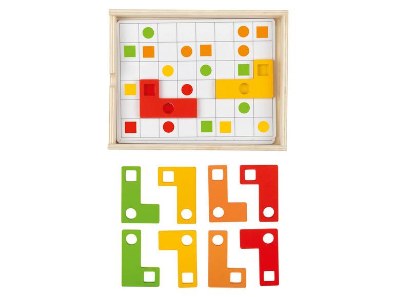 Playtive Lernspiel aus Holz, nach Montessori-Art Sonderangebot der Fabrik