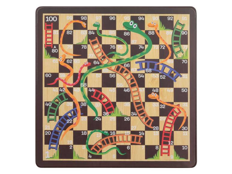 Playtive Holz 10-in-1 Spielesammlung, unterschiedliche Spiele Super Rabatt