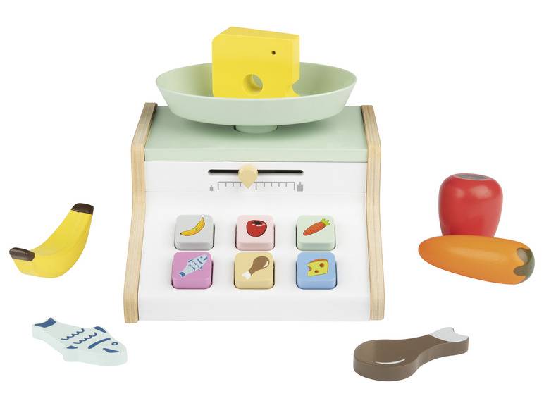 Playtive Kaufmannsladenzubehör, aus Echtholz 50% Rabatt für begrenzte Zeit