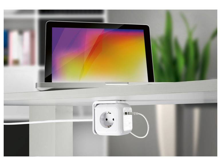 SILVERCREST® Steckdosenwürfel mit USB-Ports Fabrik Onlineshop