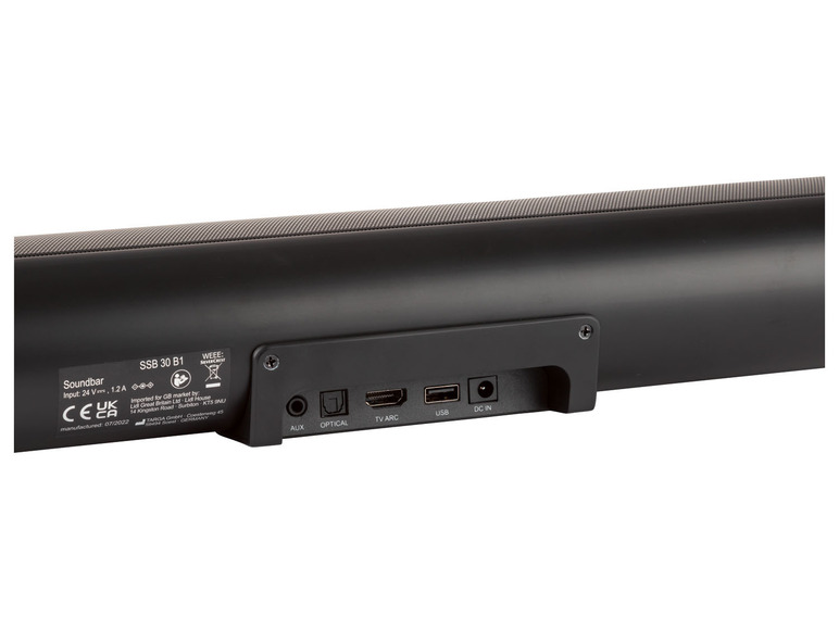 SILVERCREST® Soundbar Stereo 2.0 »SSB 30 B1«, 2x 15 W RMS Flash Sale