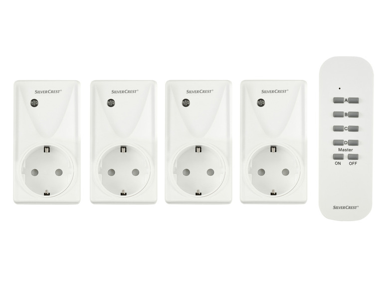 SILVERCREST® Funksteckdosen-Set, mit Fernbedienung, 5-/ 3-teilig Valentinstagsangebot