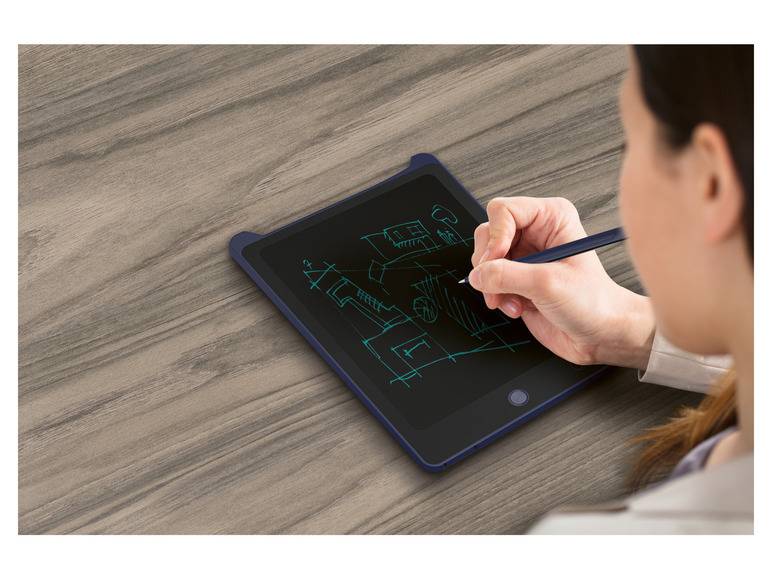 SILVERCREST® LCD-Schreibtafel, 8,5", mit Bildschirmsperre Online Outlet