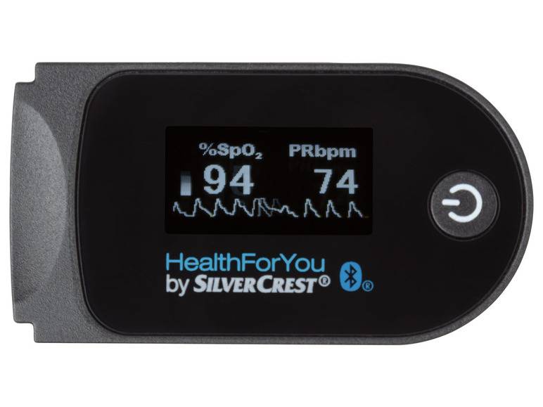 SILVERCREST® PERSONAL CARE Pulsoximeter »SPO 55«, mit HealthForYou- App Bis zu 55% Rabatt