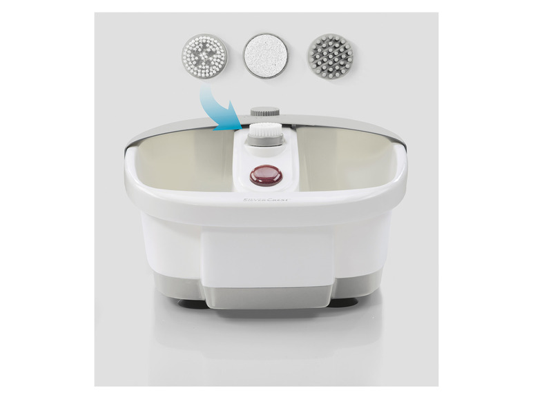 SILVERCREST® PERSONAL CARE Fußsprudelbad, »SFB 80 A2« 3 Pediküre-Aufsätze 50% Rabatt für begrenzte Zeit