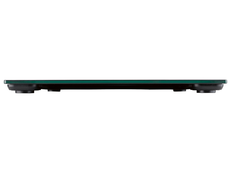 SILVERCREST® PERSONAL CARE Personenwaage, Slim Design, aus Glas Auslauf