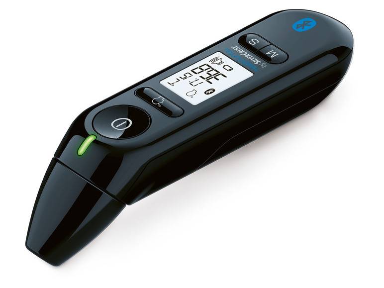 SILVERCREST® PERSONAL CARE Multifunktionsthermometer SFT 81, mit App Limitierter Zeitrabatt