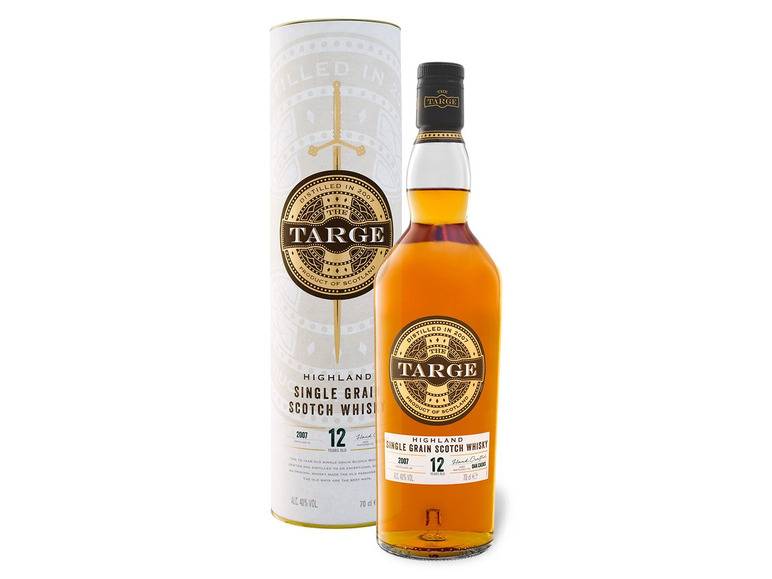 The Targe Highland Single Grain Scotch Whisky 12 Jahre mit Geschenkbox 40% Vol Rabatt