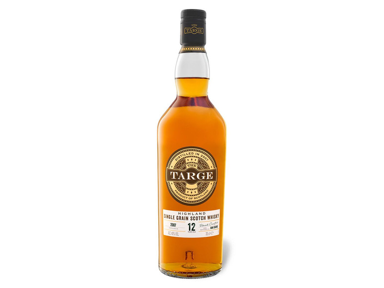 The Targe Highland Single Grain Scotch Whisky 12 Jahre mit Geschenkbox 40% Vol Rabatt
