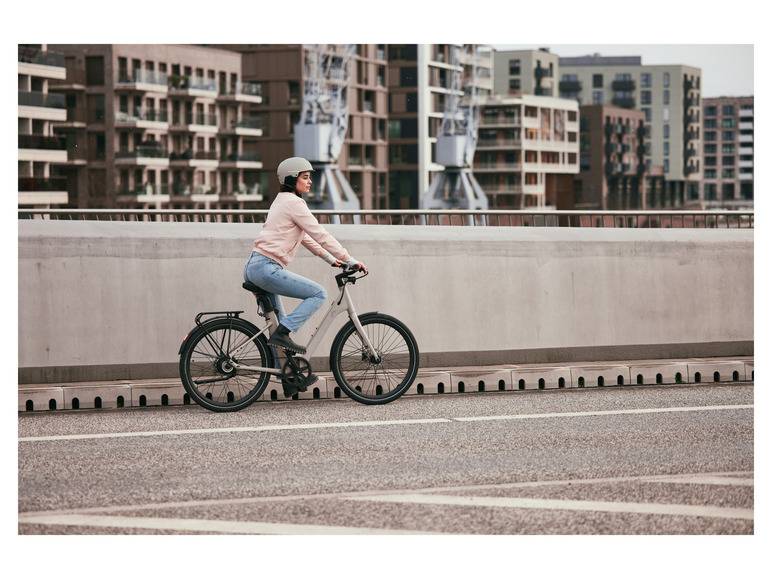 CRIVIT Urban E-Bike Y.2 Cream White Bis zu 60% Rabatt