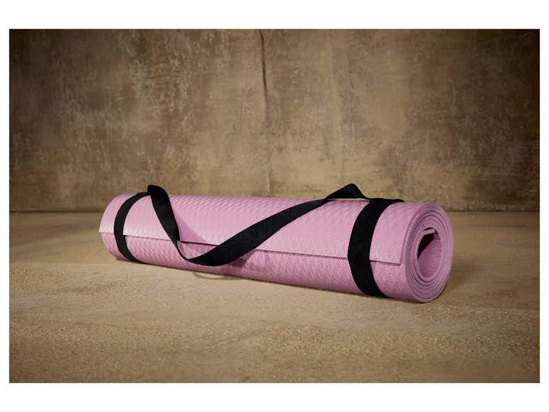 CRIVIT Yogamatte 180 x 60 cm, mit Tragegurt Nur noch ein Tag übrig