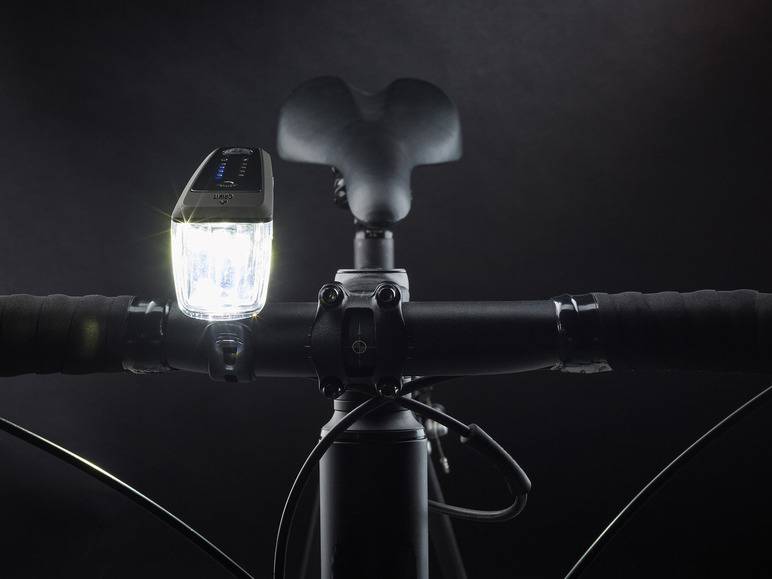 CRIVIT LED-Fahrradleuchten-Set mit Notbremsfunktion Rabatte dieses Monats