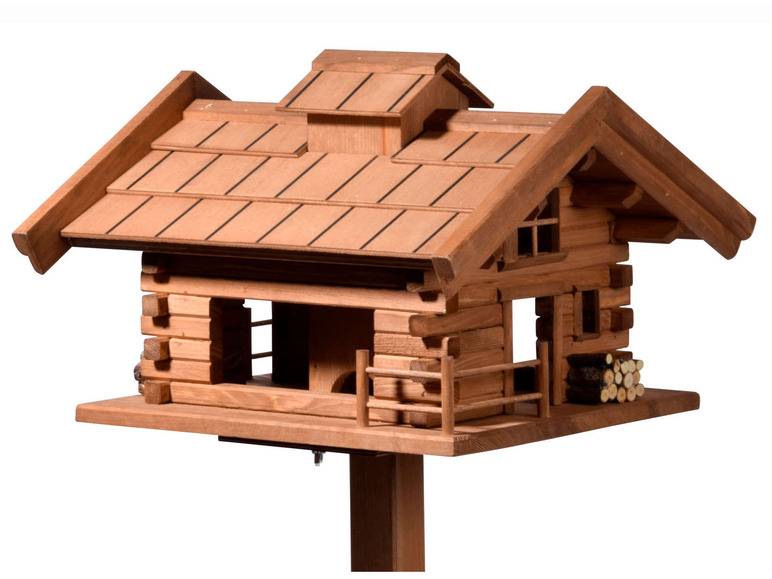 dobar Vogelfutterhaus »Tirol«, inkl. Standfuß, H 117 cm, aus Holz Rabatt