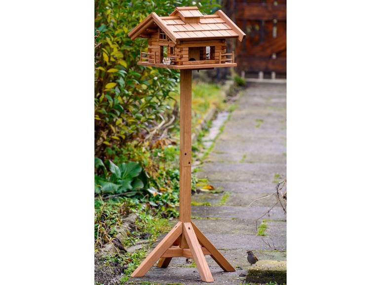 dobar Vogelfutterhaus »Tirol«, inkl. Standfuß, H 117 cm, aus Holz Rabatt