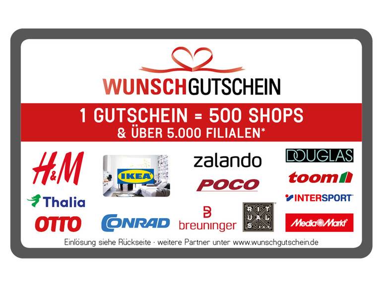 Wunschgutschein - Digital Code 25€ 2025