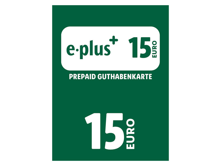 e-Plus Code über 15€ Angebote