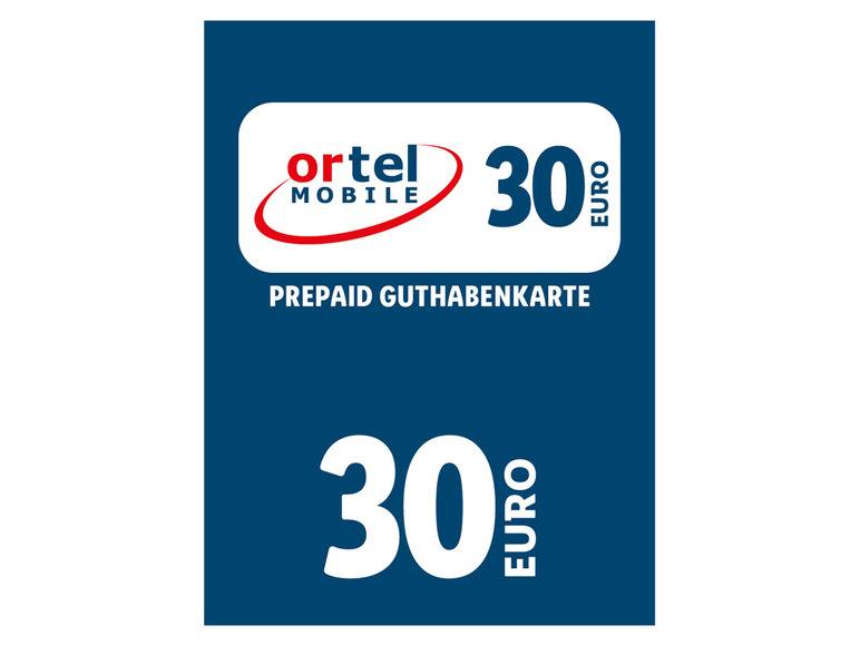 Ortel Mobile Code über 30 € Fabrikpreis
