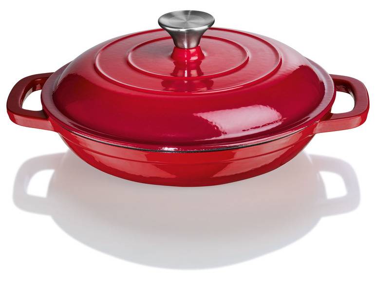 ERNESTO® Gusseisen-Schmorpfanne, Ø 26 cm Sonderangebot