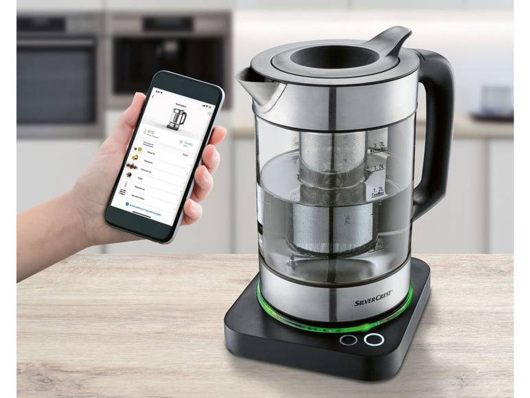 SILVERCREST® KITCHEN TOOLS Wasserkocher Smart »SWS 3000 A1«, 1,7 l Großer Ausverkauf