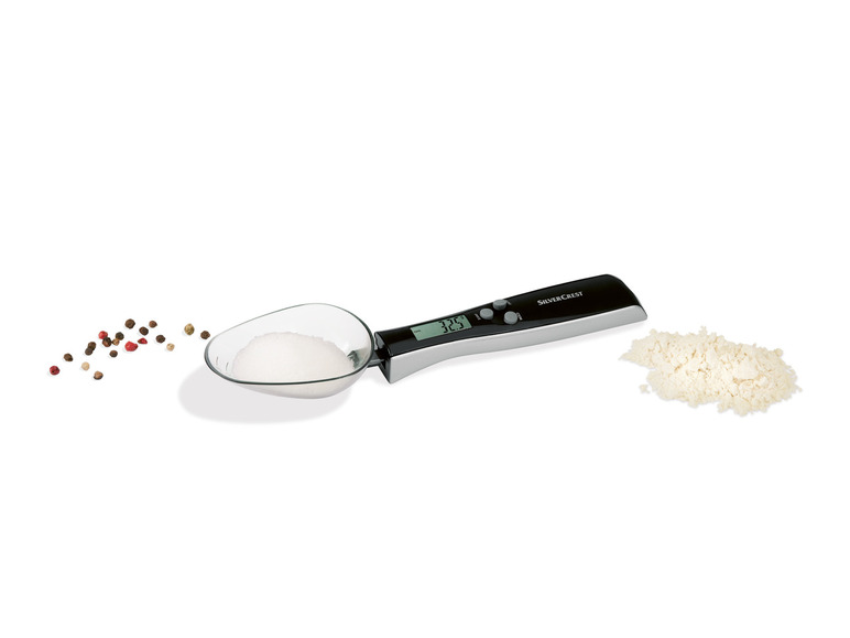 SILVERCREST® KITCHEN TOOLS Digitale Löffelwaage, spülmaschinengeeignet Jubiläumsangebot