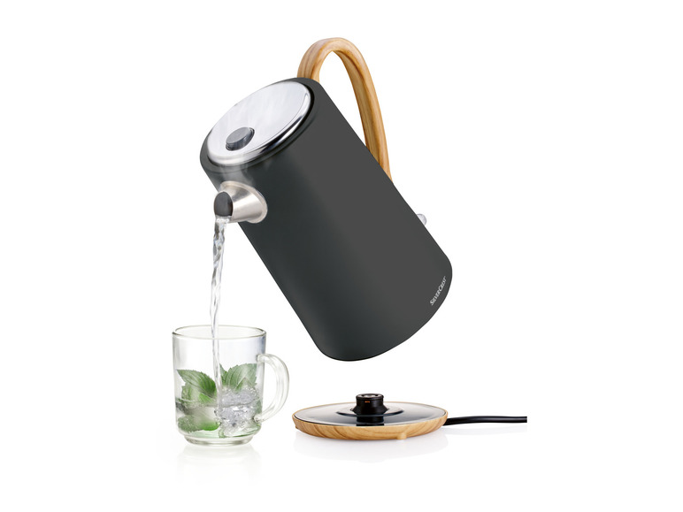 SILVERCREST® KITCHEN TOOLS Wasserkocher SWKH 3000 B2, mit 360°-Drehsockel Lagerräumung