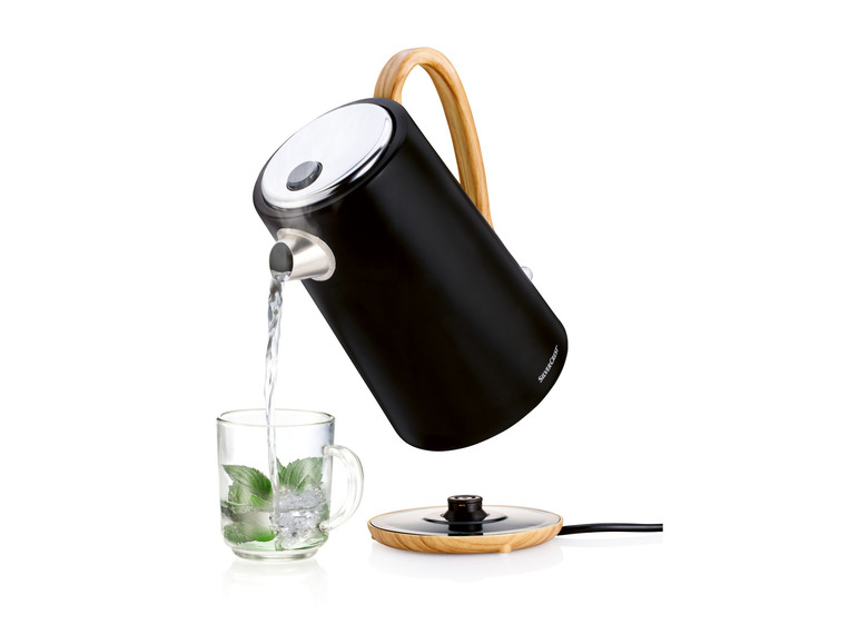 SILVERCREST® KITCHEN TOOLS Wasserkocher SWKH 3000 B2, mit 360°-Drehsockel Lagerräumung