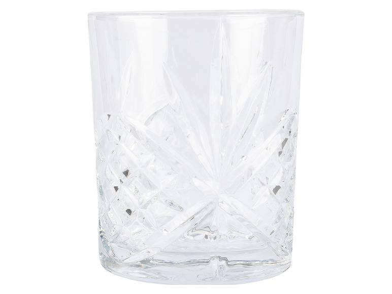 ERNESTO® Kristall-Whiskey- /Longdrinkgläser, 4er-Set Blitzangebot