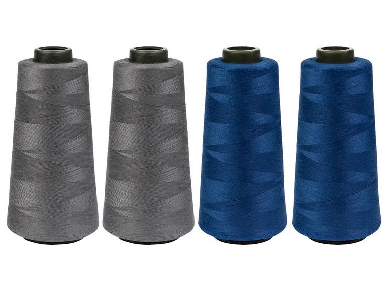 crelando® Overlock Nähgarn, 2.500 m, 4-teilig Bis zu 60% Rabatt