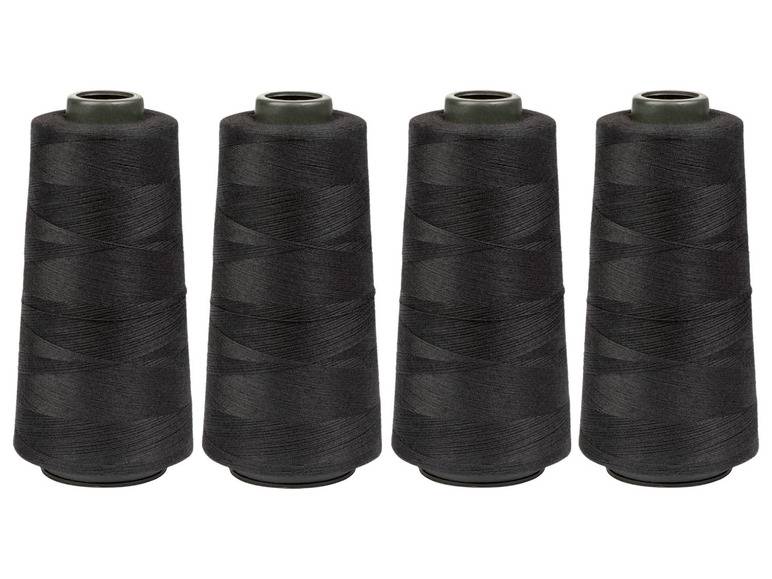 crelando® Overlock Nähgarn, 2.500 m, 4-teilig Bis zu 60% Rabatt