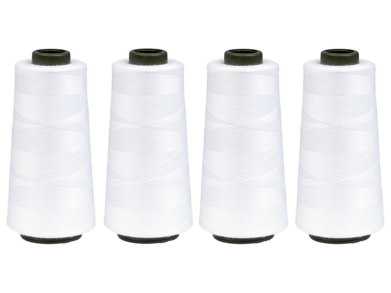 crelando® Overlock Nähgarn, 2.500 m, 4-teilig Bis zu 60% Rabatt