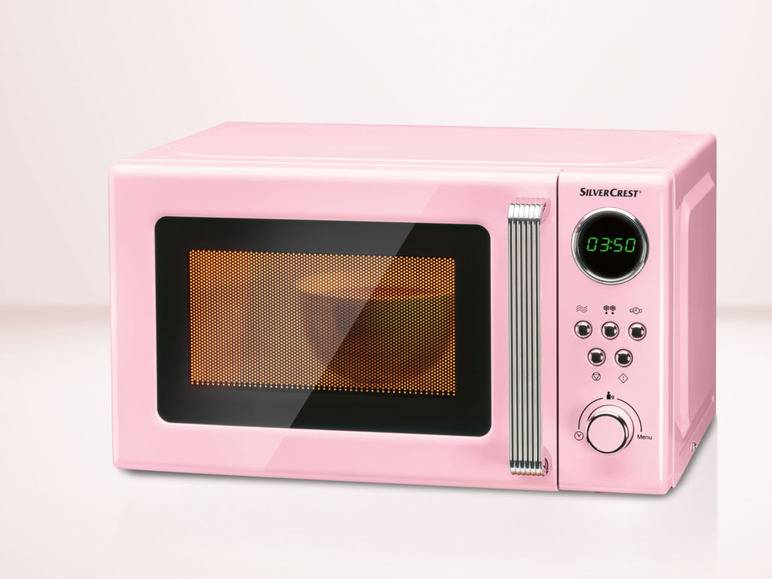 SILVERCREST® KITCHEN TOOLS Mikrowelle »SMWC 700 C1«, 17l, 700 W rosa Nur für heute