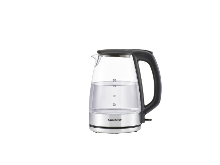 SILVERCREST® KITCHEN TOOLS Glas-Wasserkocher »SWGF 3000 C2«, mit LED-Farbwechsel, 1,7 l Vierteljährliche Förderung